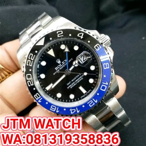 rolex gmt biru hitam|gmt master ii rolex.